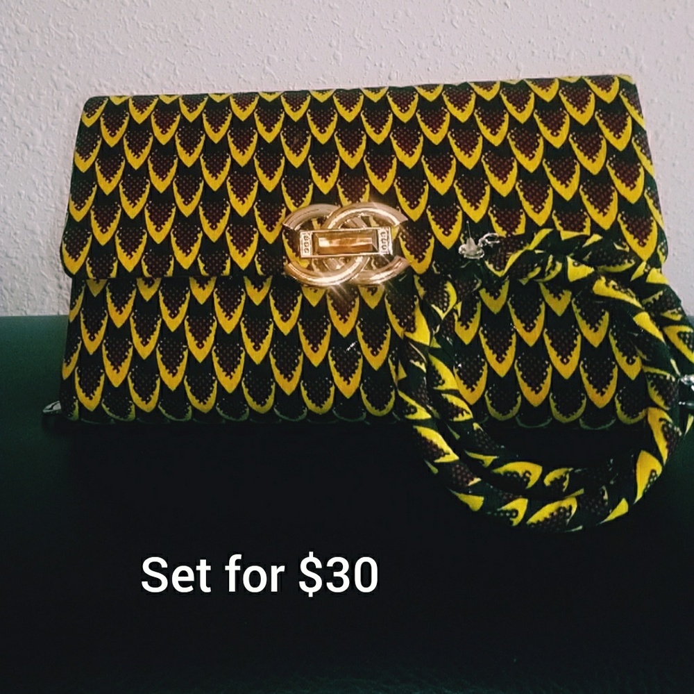 Ankara Clutch set